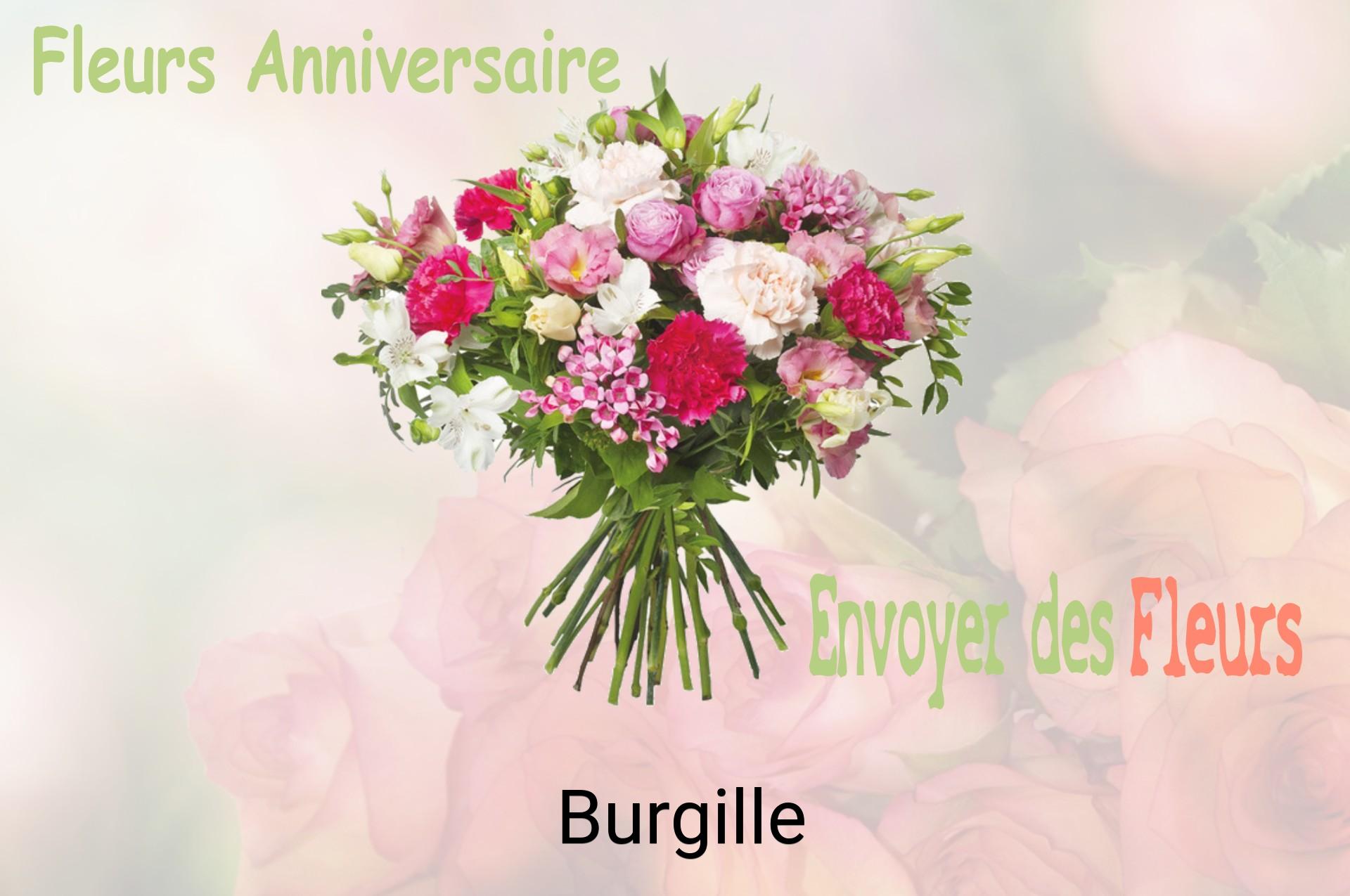 Bouquet de fleurs d’anniversaire livré à Burgille