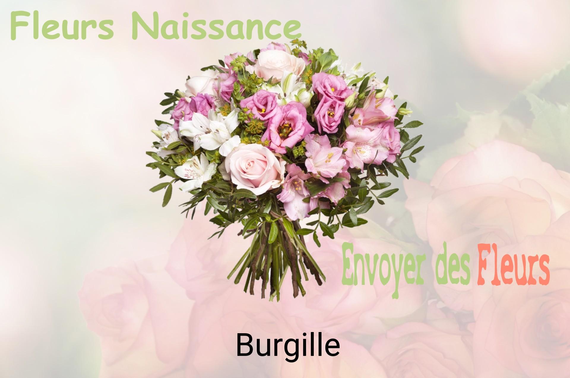 Bouquet de fleurs de naissance livré à Burgille